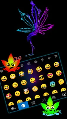 Neon Weed Black android App screenshot 1